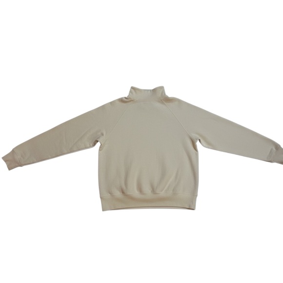 Champion Cream Mock Neck Pull Over Sweatshirt - Picture 4 of 5